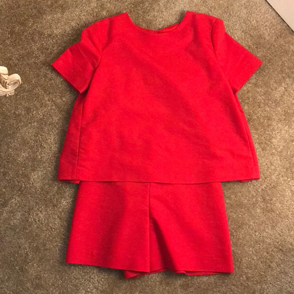 Romper with slightly open back